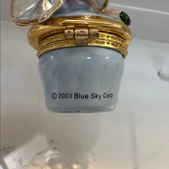 Clayworks 2003 Fairy Tales by Heather Goldminc Periwinkle Fairy trinket box Y2K - Picture 6 of 16